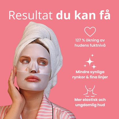 Tiefenwirksame, feuchtigkeitsspendende Bio-Kollagen-Maske