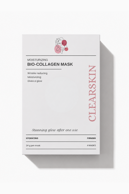 Tiefenwirksame, feuchtigkeitsspendende Bio-Kollagen-Maske