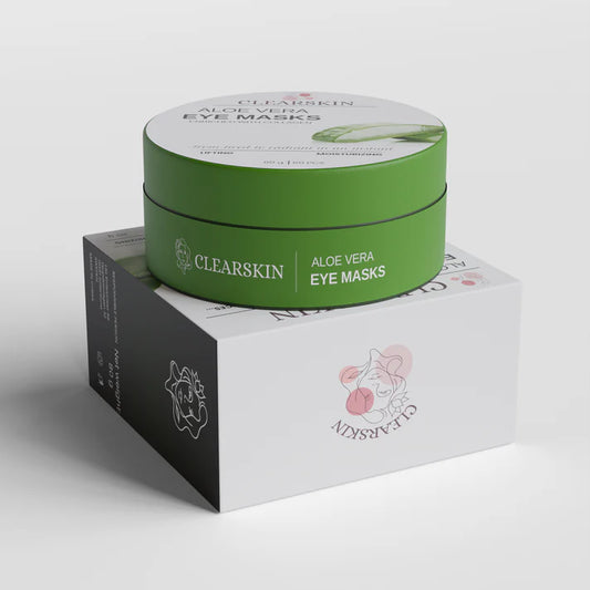 Aloe Vera und Kollagen Augenmasken