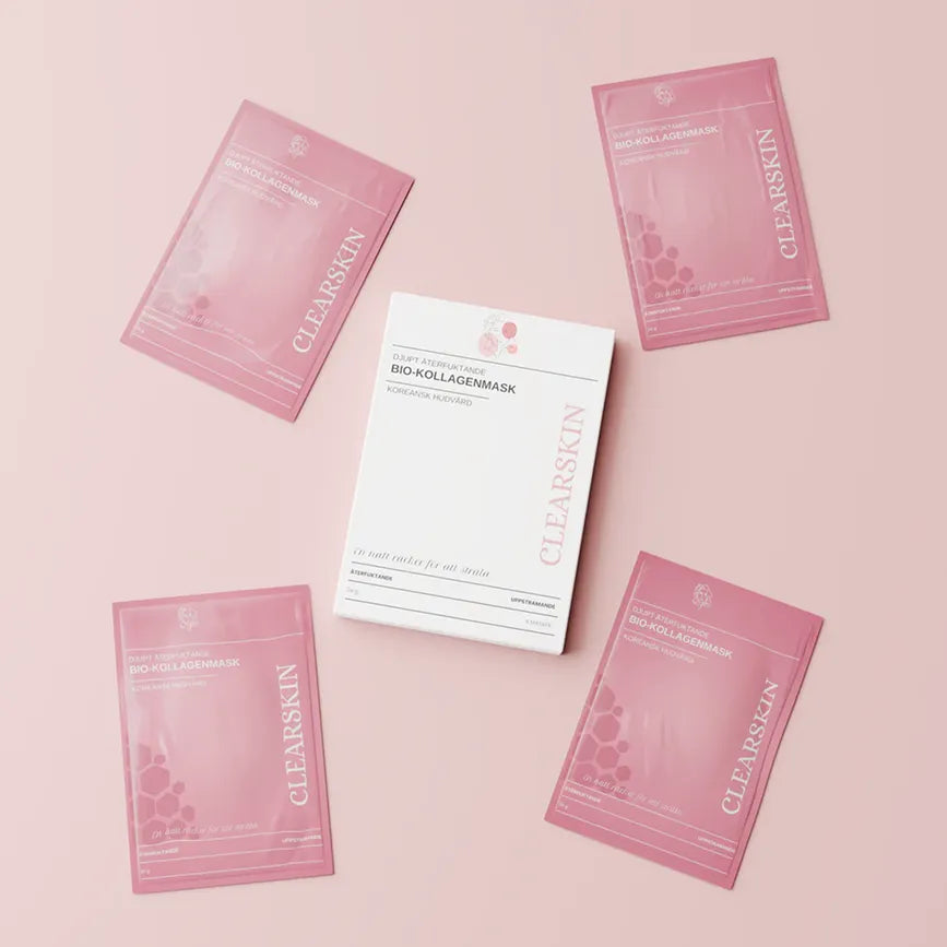 Tiefenwirksame, feuchtigkeitsspendende Bio-Kollagen-Maske